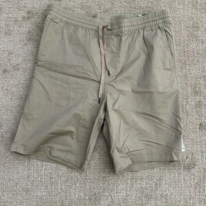 Hurley Men's Tan Flat Front Shorts